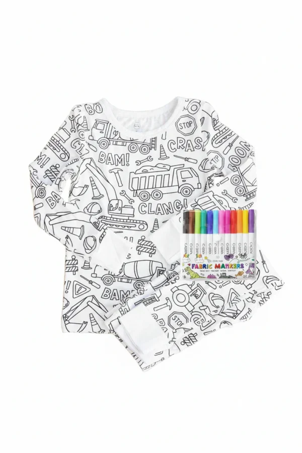 Colorable Kids Pajamas