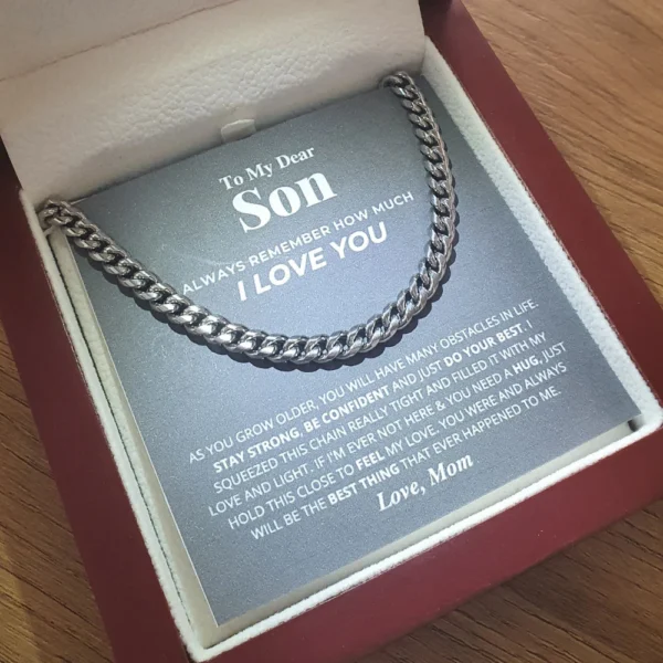 Cuban Chain for Son from Mom